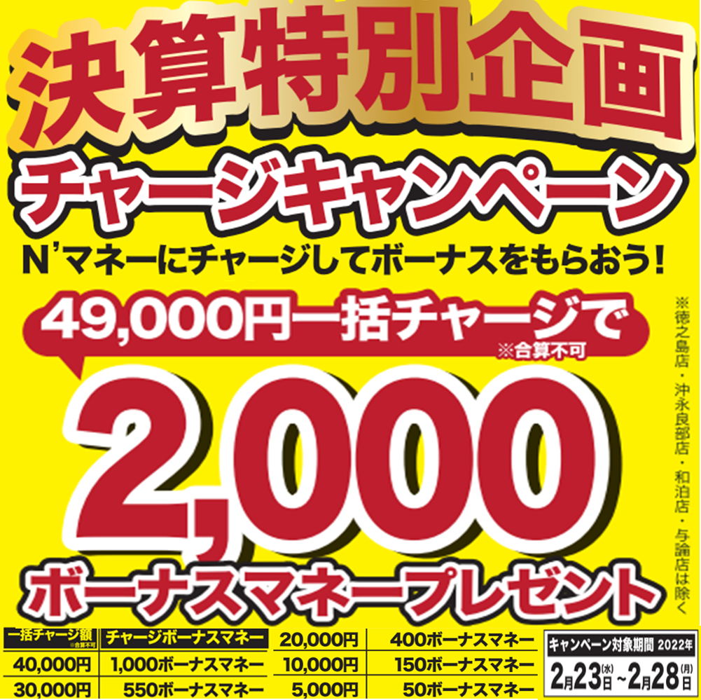 ニシムタPontaカード会員様限定特別企画N